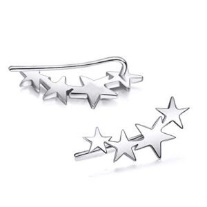 Encuentra La Mejor Seleccion De Pendientes Trepadores Plata Favoritos De Las Personas