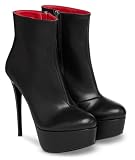 Review De Stilettos Rojos Piel Top Diez