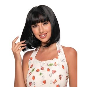 Mejores Precios Y Opiniones De Peluca Negra Corta De Esta Semana